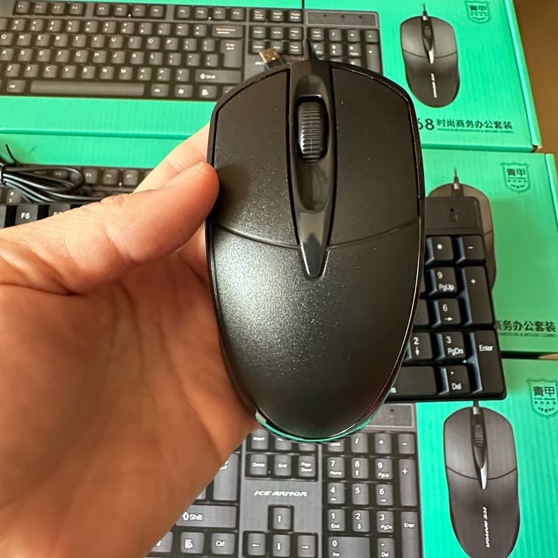 Bingjia HS-168 Wired Keyboard & Mouse Combo | Wholesale, 20pcs/Carton 2