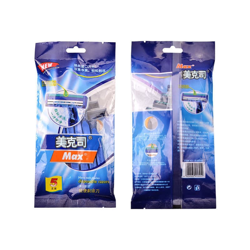 Disposable Twin-Blade Stainless Steel Razor 3