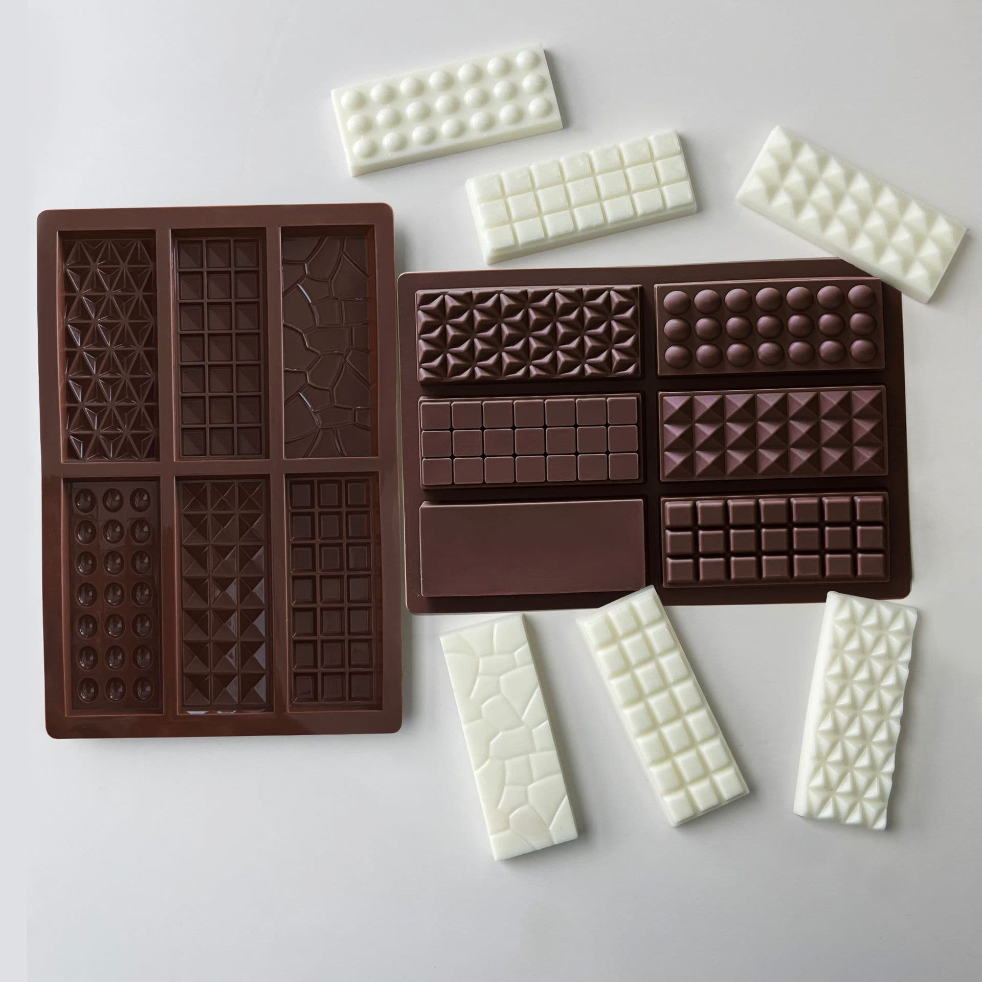 Dubai Chocolate Silicone Mould, Multiple Designs, Easy-Release 3