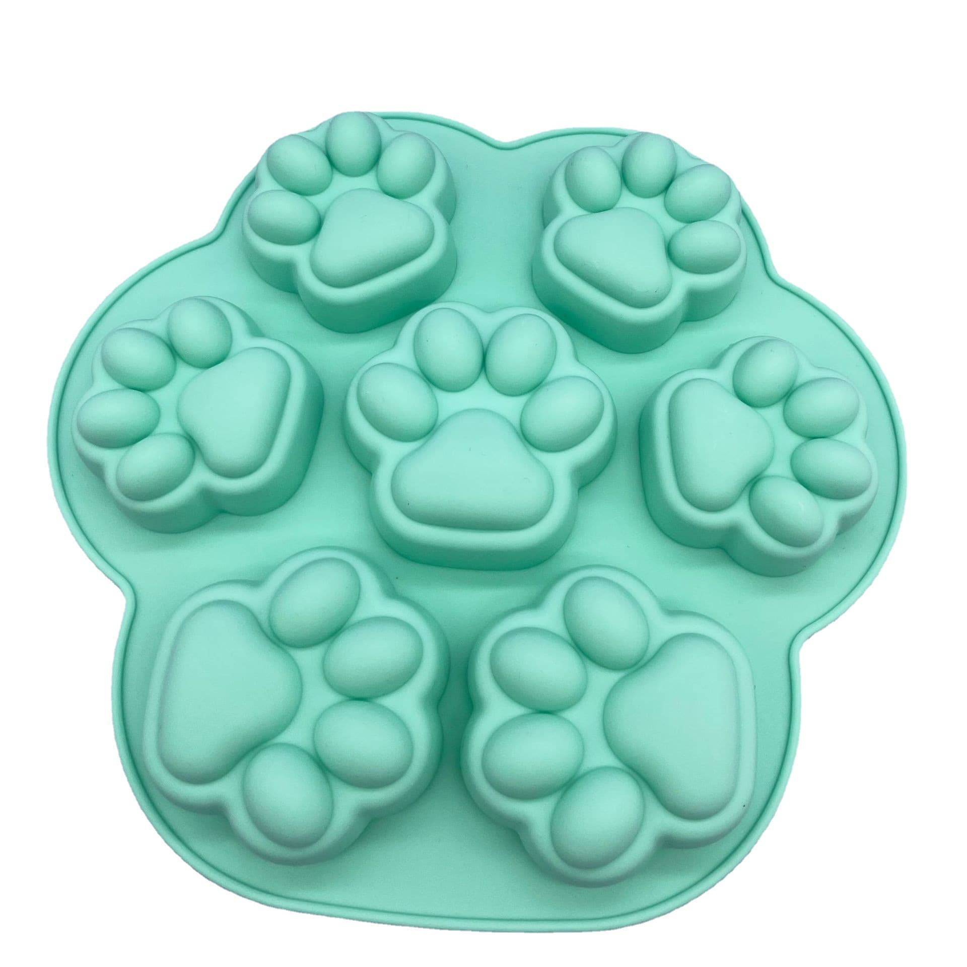Food-Grade Silicone Cat-Paw Mould, 7 Cavities, Baby-Food Safe 4