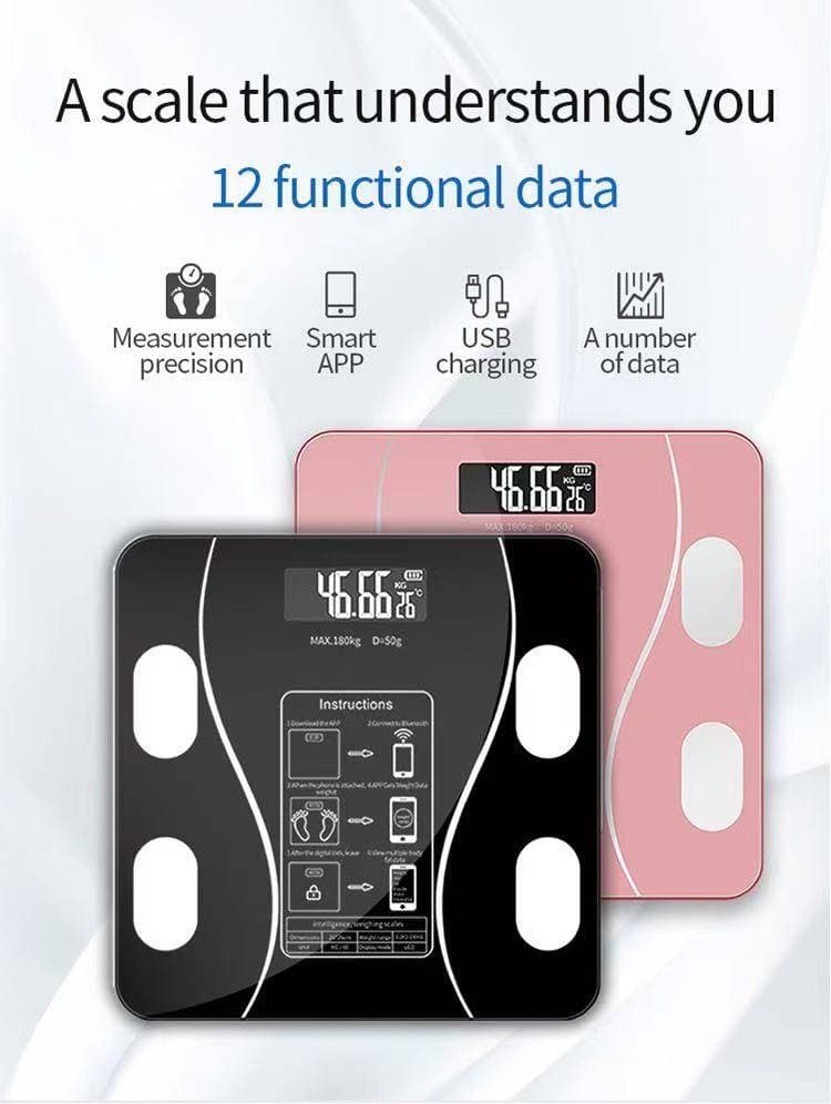28cm Bluetooth Body Fat Scale (Rechargeable)