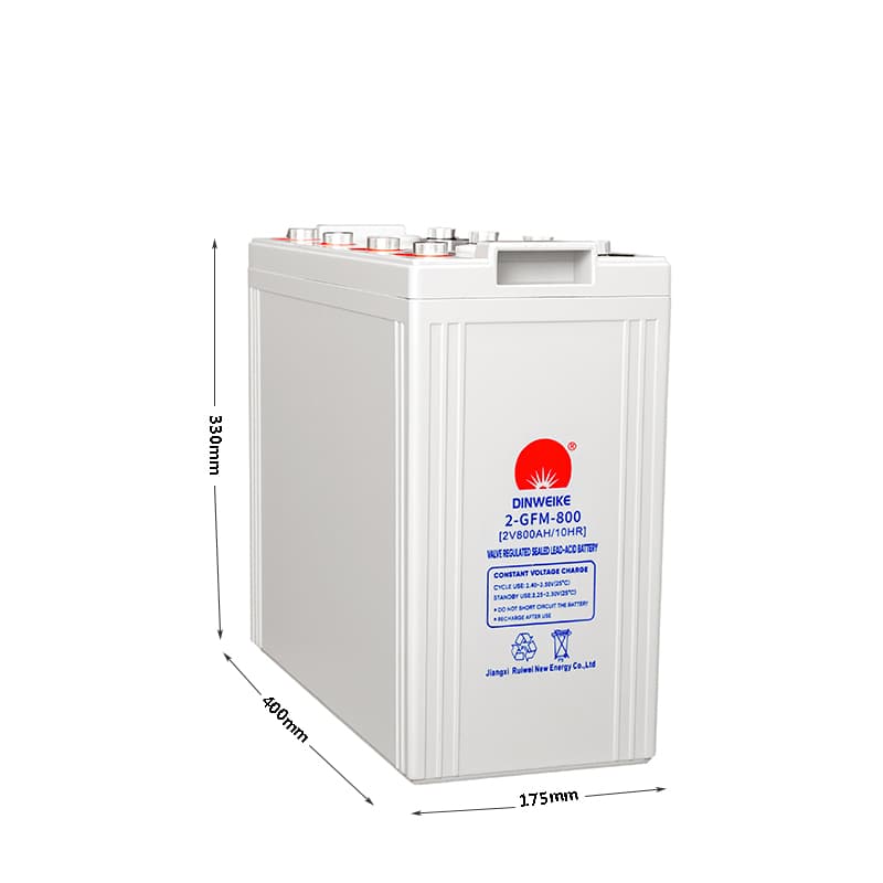 Ruiwei 2V800AH Sealed Lead-Acid Battery, 2V 800Ah, 48kg