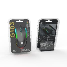 R8 G103 3D Wired Gaming Mouse, 800-1200-1600 DPI, 3 Buttons