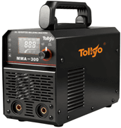 Tolkyo Inverter Welder MMA-250 to MMA-650, Tall Black Case with LED Display