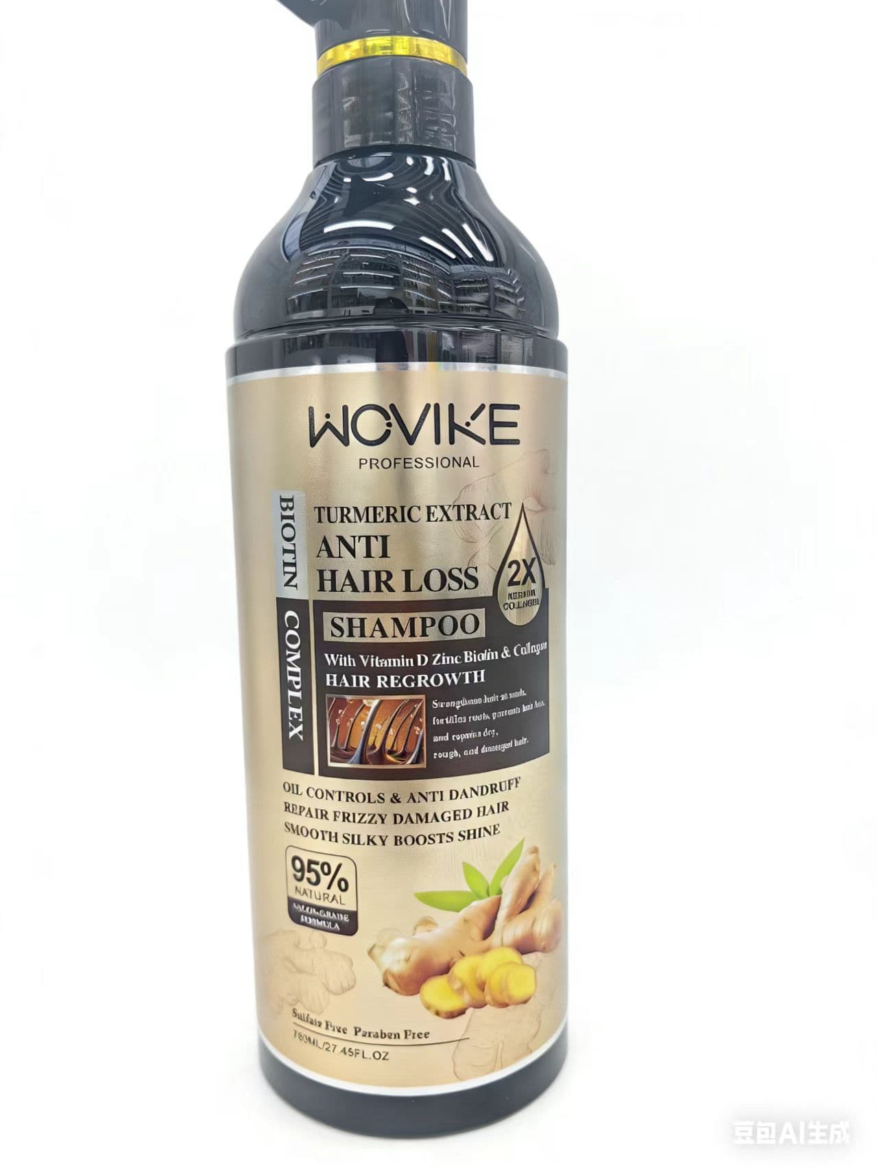 WOVIKE FR019-1 Turmeric Shampoo, 780ml