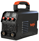 Tolkyo Veneer Welder MMA-200 to MMA-300, Black Case with Three Dials and Blue Vents