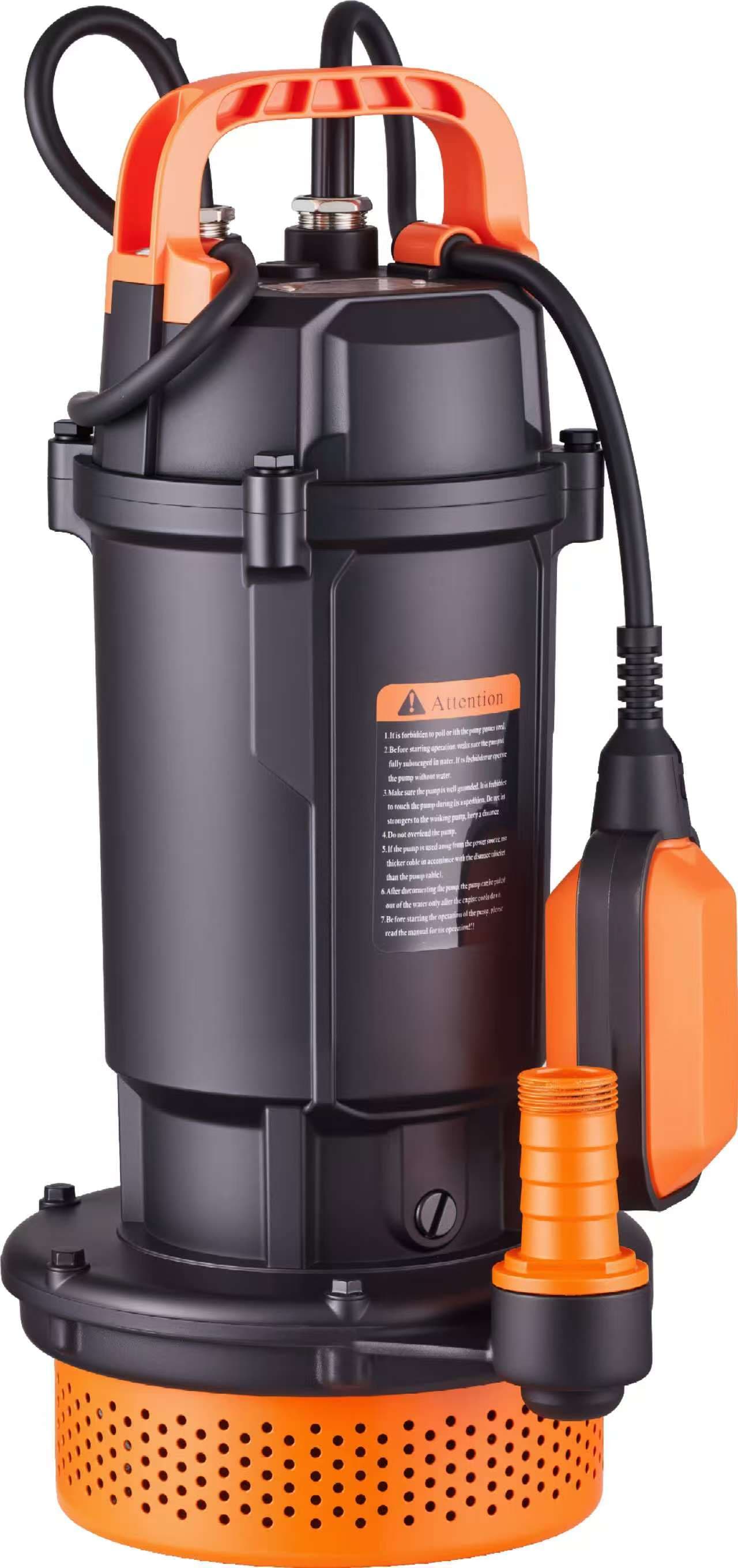 Tolkyo QDX10-16-0.75F Submersible Pump, 1HP / 0.75KW, 10 m3/h, 16m Head, Stator ø120*160p