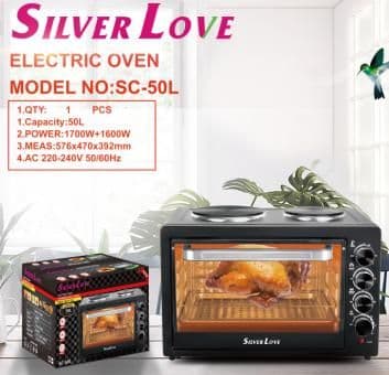 Electric Oven SC-50L, 50L, 1700W+1600W