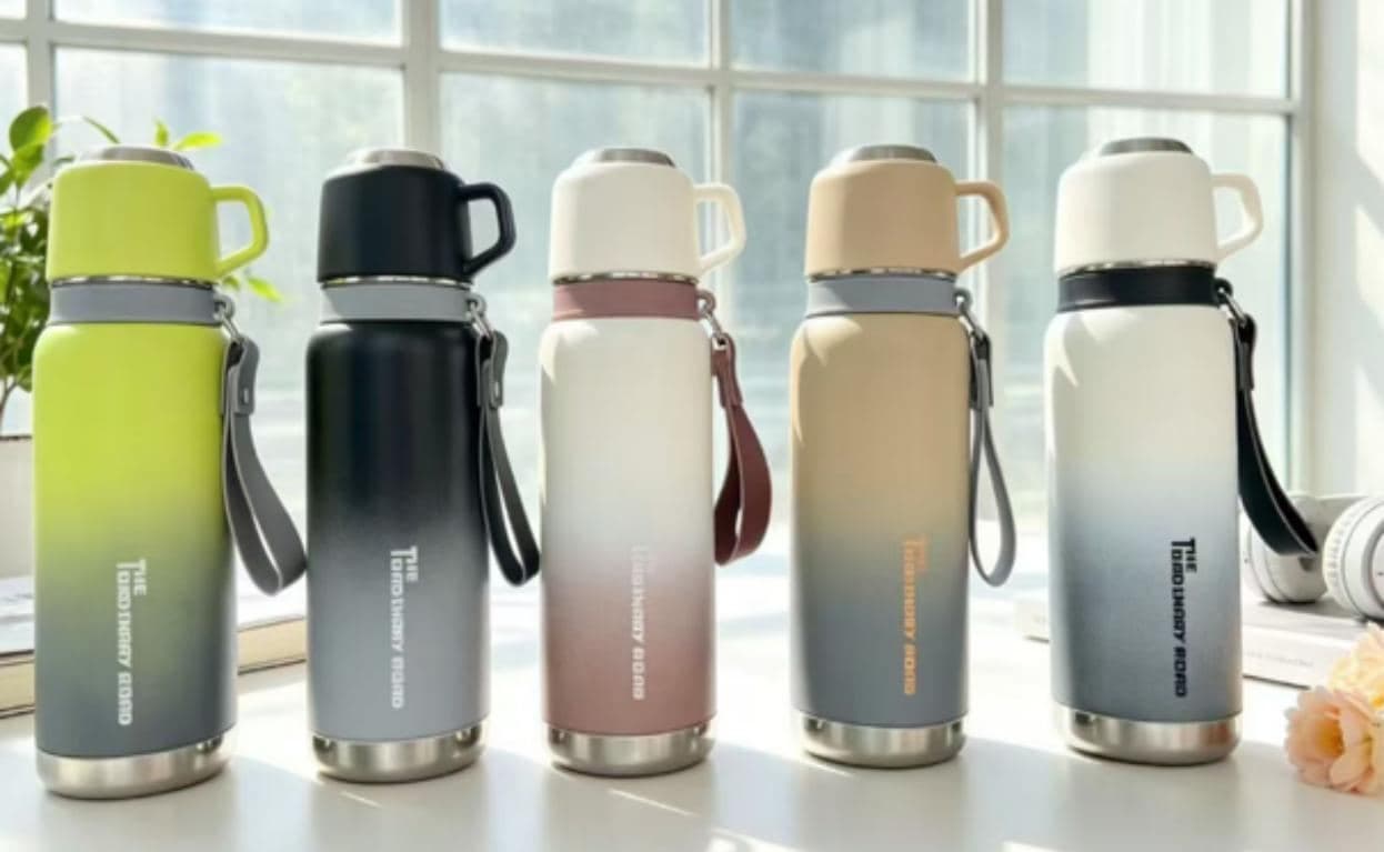 Stainless Steel Vacuum Flask, 800 ml, Ref. T0261