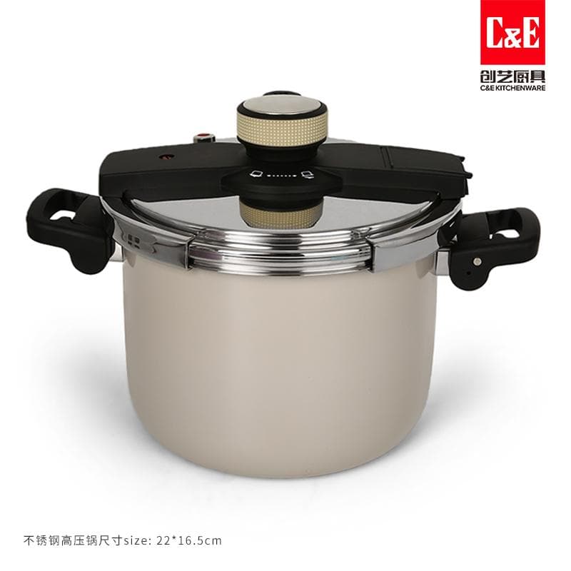 DSB22 Pressure Cooker, 6 Litre, 22cm, Folding Handles