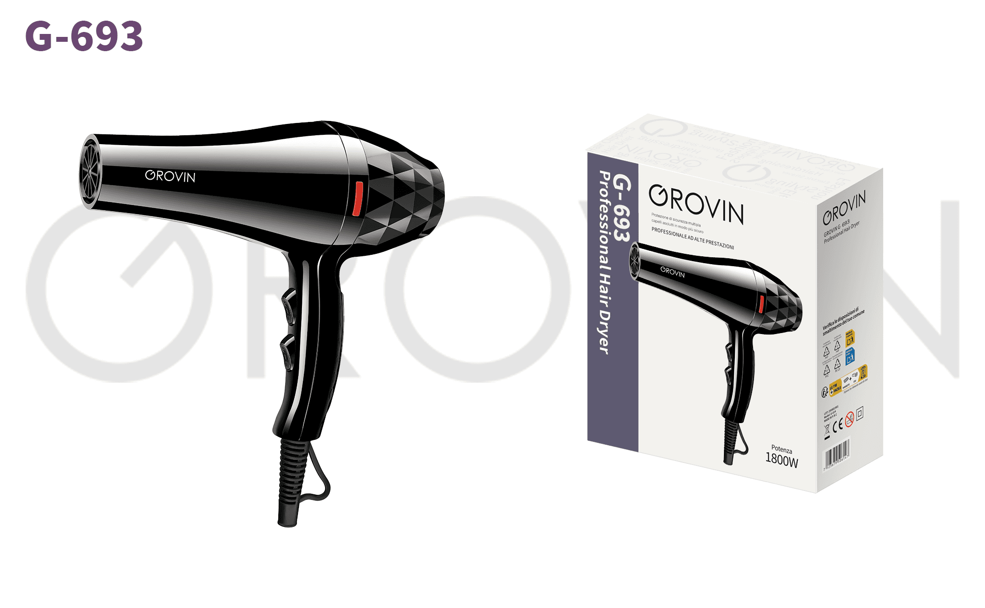 GROVIN G-693 Hair Dryer