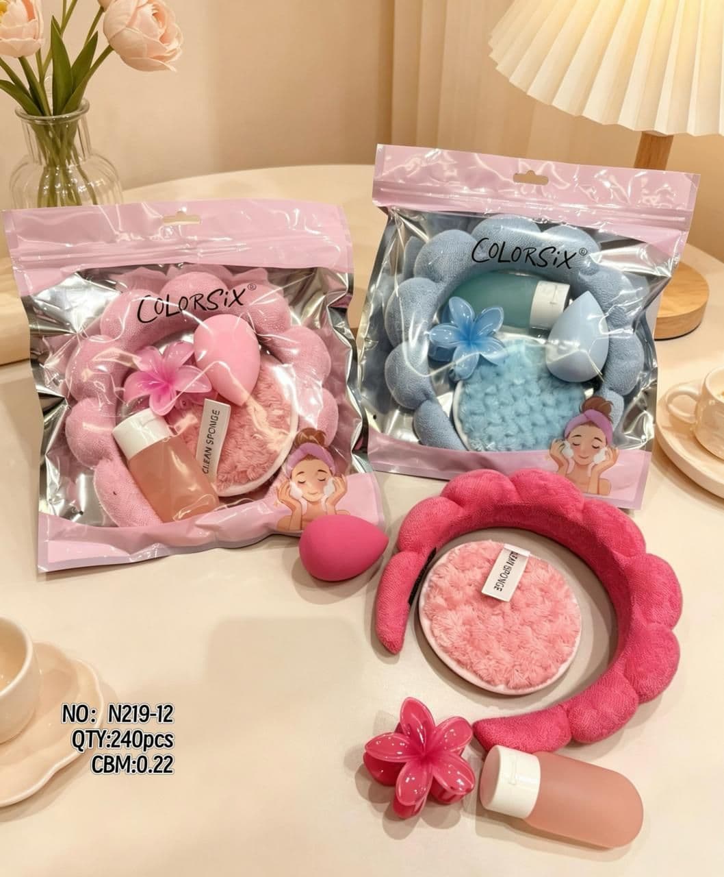 Spa Headband and Skincare Accessory Set N219-12
