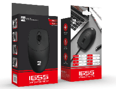 R8 1655 3D Wired Mouse, 1600 DPI, 3 Buttons
