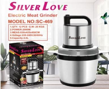 Meat Grinder SC-469, 4.0L, 2000W