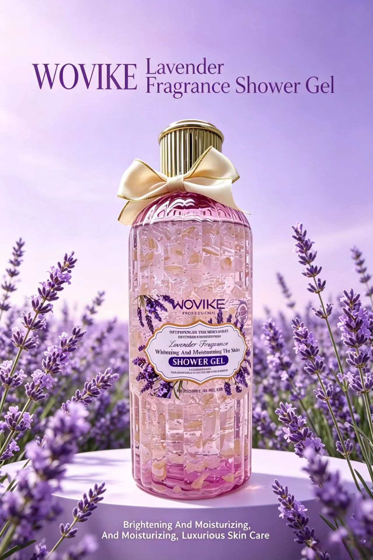 WOVIKE FR024-4 Lavender Shower Gel, 750ml