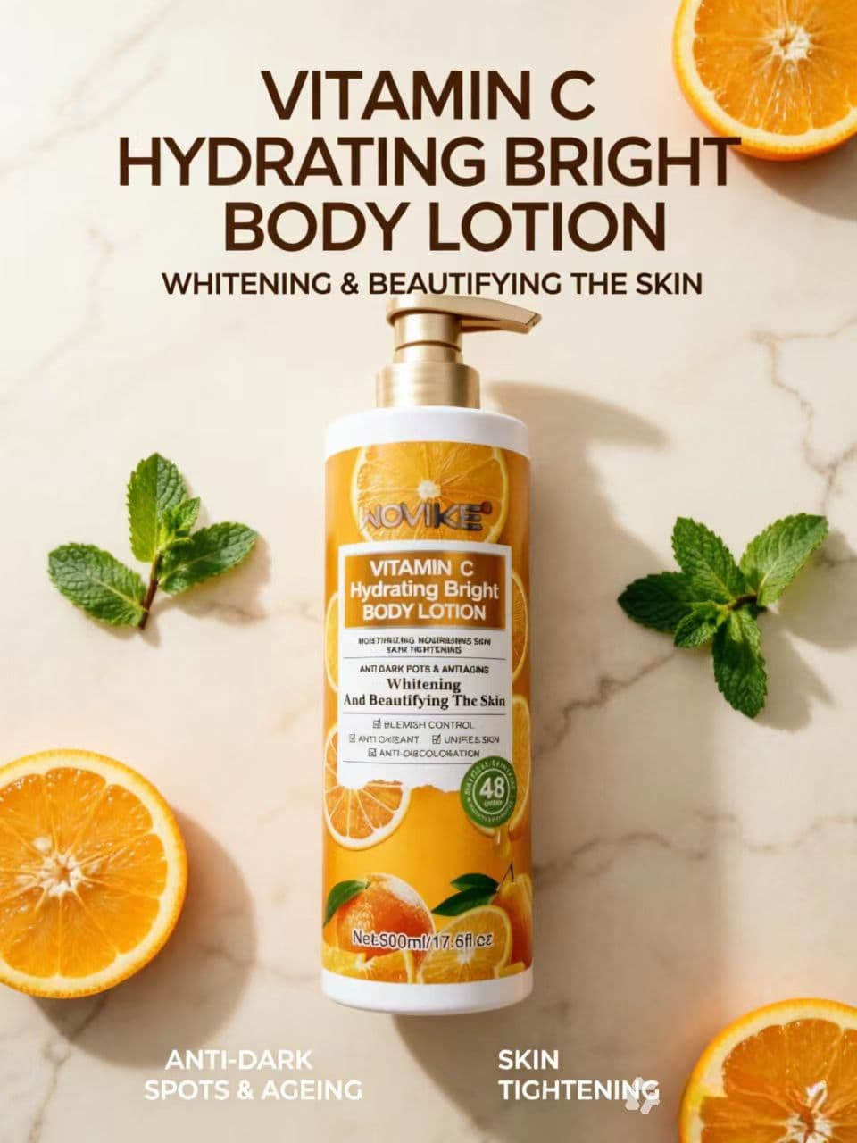 WOVIKE FR-40-1 Vitamin C Body Lotion, 500ml