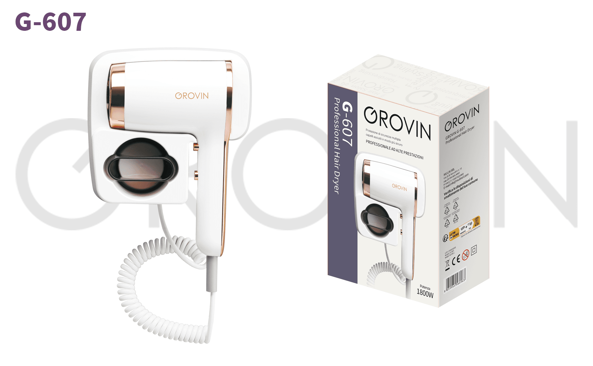 GROVIN G-607 Hair Dryer