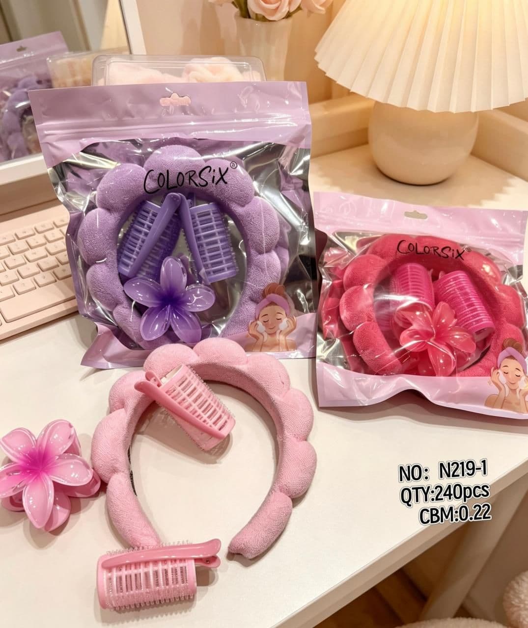 Spa Headband and Skincare Accessory Set N219-1