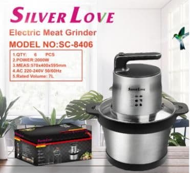Meat Grinder SC-8406, 6.0L, 2500W