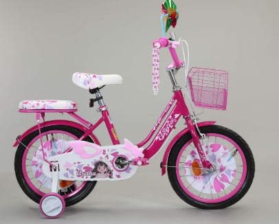 YH Girls Bike with Backrest Seat and Windmill