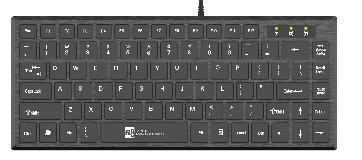 R8 1812 Wired mini Chocolate Keyboard English & Arabic layout, 83 Buttons