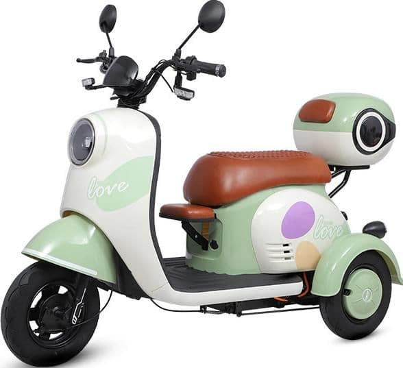 Electric Tricycle G123, 30H800W differential motor, 30-35 km/h