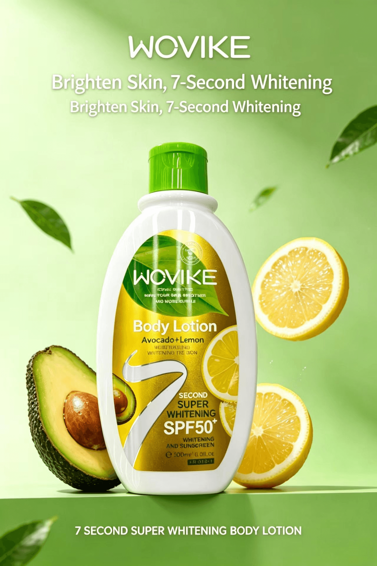 WOVIKE FR013-1 Lemon+Avocado White Cream SPF 50+, 300ml
