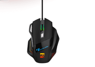 R8 1634 7D Gaming Mouse with LED Light, 1200-1600-2400-3600 DPI