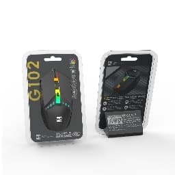 R8 G102 4D Wired Gaming Mouse, 800-1200-1600 DPI, 4 Buttons