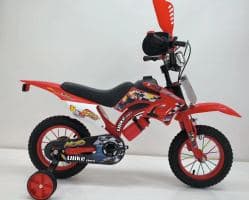 Ulike MT Motorbike-Style Kids Bike, Red