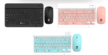 R8 1932 Bluetooth Wireless Keyboard and Mouse Combo English & Arabic & Spanish layout