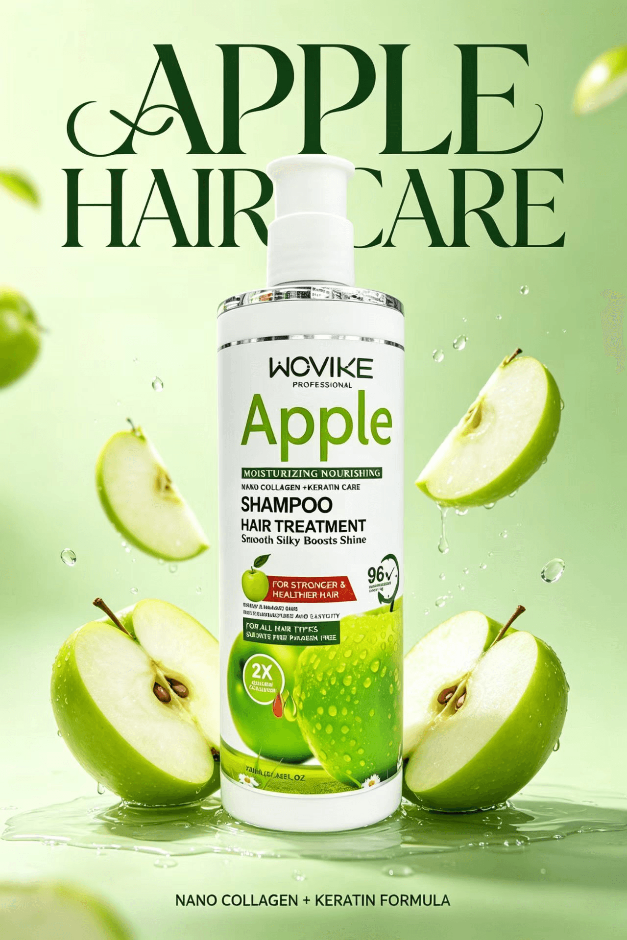 WOVIKE FR021-1 Apple Shampoo, 780ml
