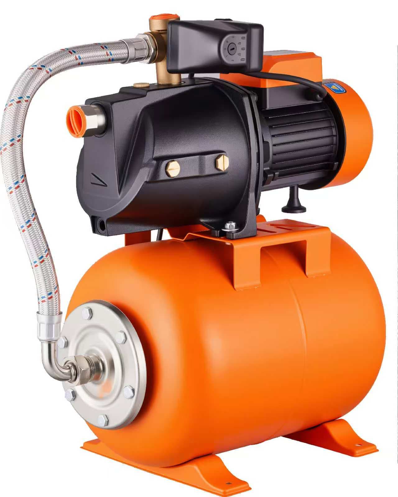 Tolkyo JET-100AB Self-Priming Booster Pump, 1HP / 0.75KW, 3 m3/h, 40m Head, Stator ø110*140p