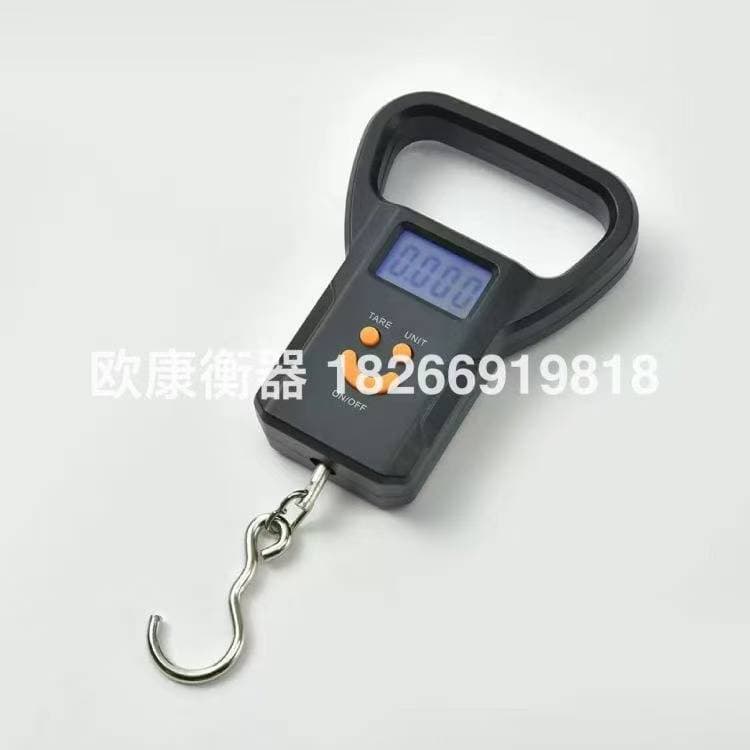 Digital Luggage Scale 50kg, Hanging Hook, Portable Handheld