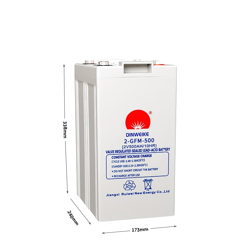 Ruiwei 2V500AH Sealed Lead-Acid Battery, 2V 522Ah, 28.5kg