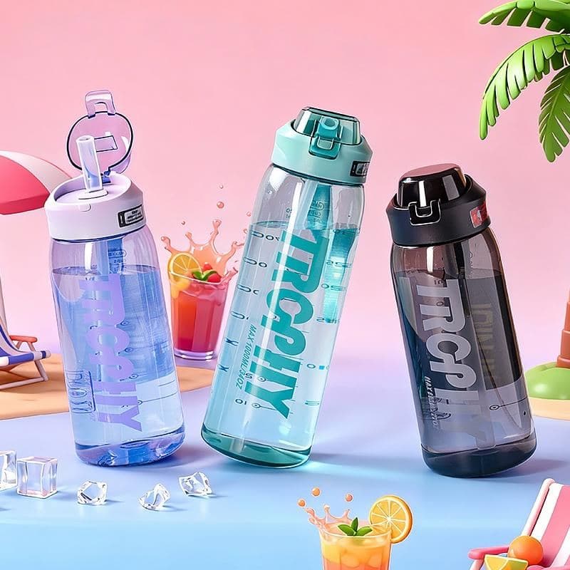 Plastic Water Bottle, 700 ml, PC+PP, Ref. WB60010