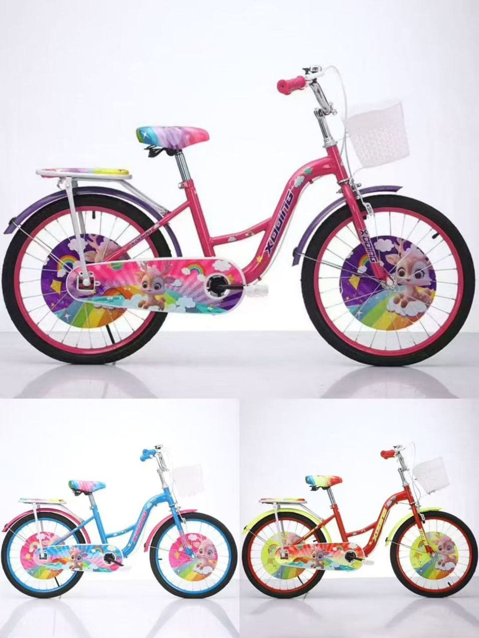XO Girls Bike, 20 inch with Printed Wheel Discs