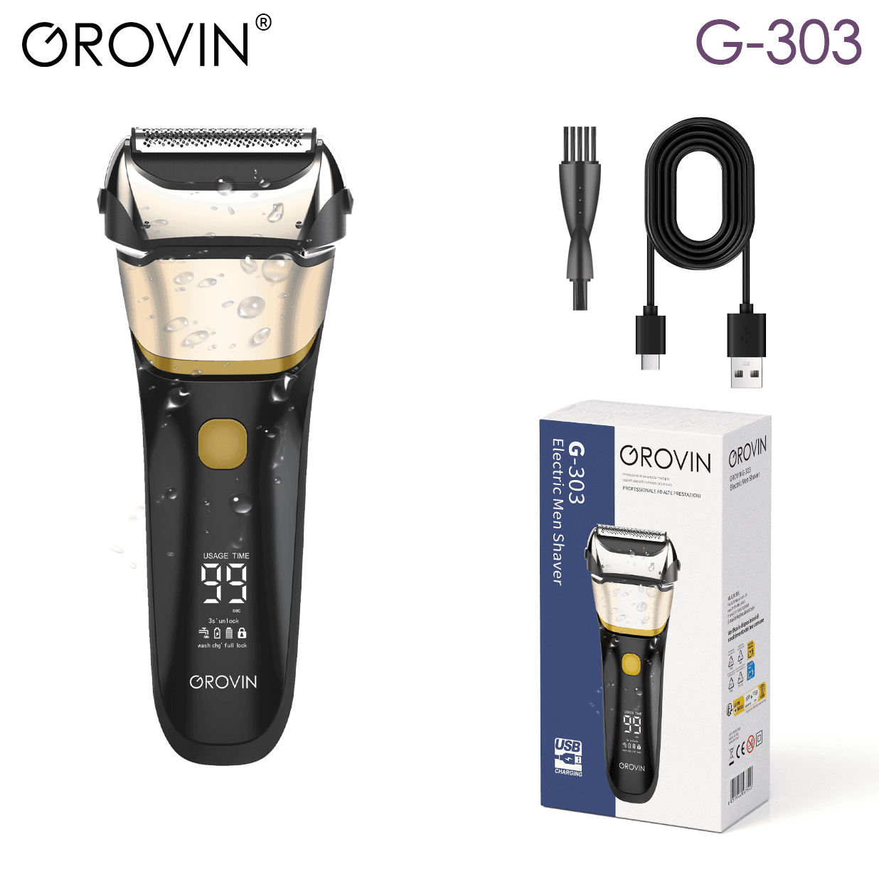 GROVIN G-303 Electric Shaver