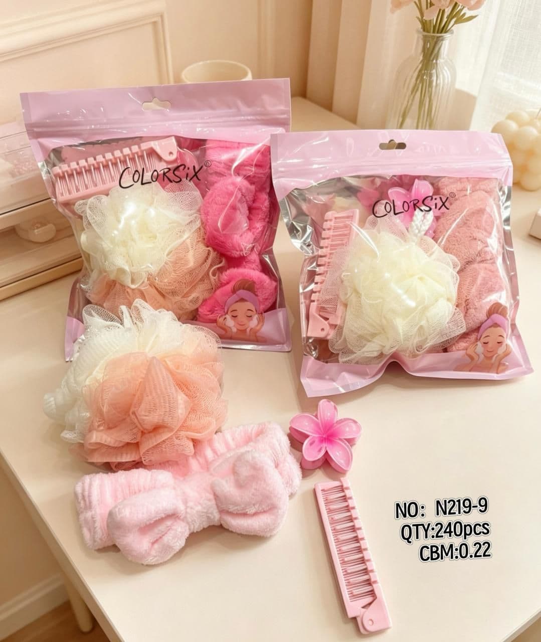 Spa Headband and Skincare Accessory Set N219-9