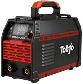 Tolkyo Inverter Welder MMA-250 to MMA-350, Black Case with Orange Louvred Vent