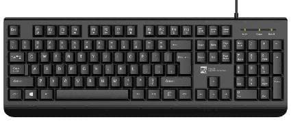 R8 GT203 Office Wired Keyboard English & Arabic layout, 104 Keys