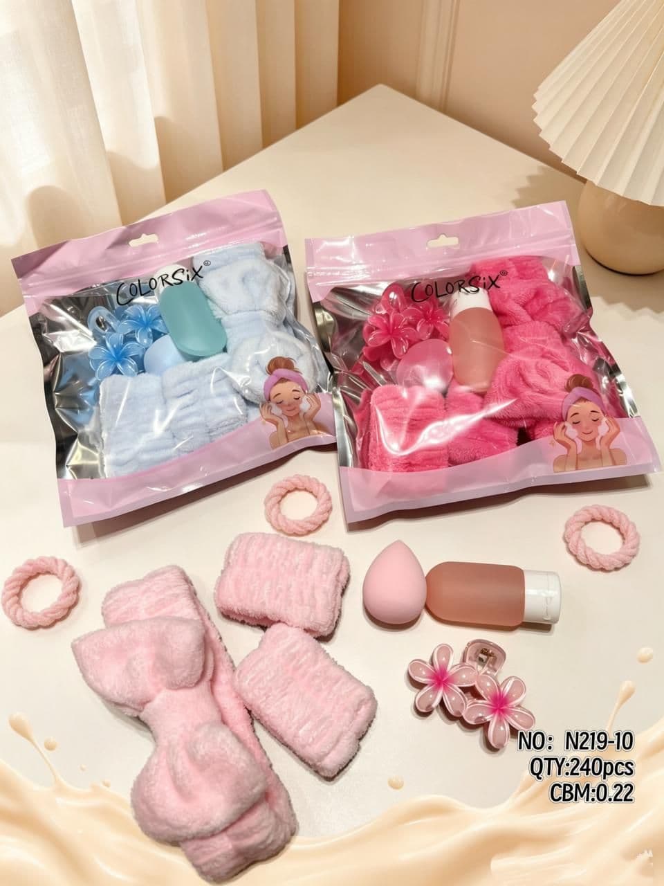 Spa Headband and Skincare Accessory Set N219-10