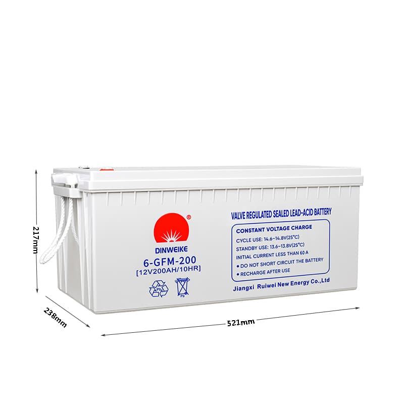 Ruiwei 12V200AH Sealed Lead-Acid Battery, 12V 95Ah, 43kg