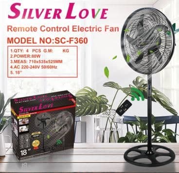 Electric Fan SC-F360, 80W(actual 60-70W)