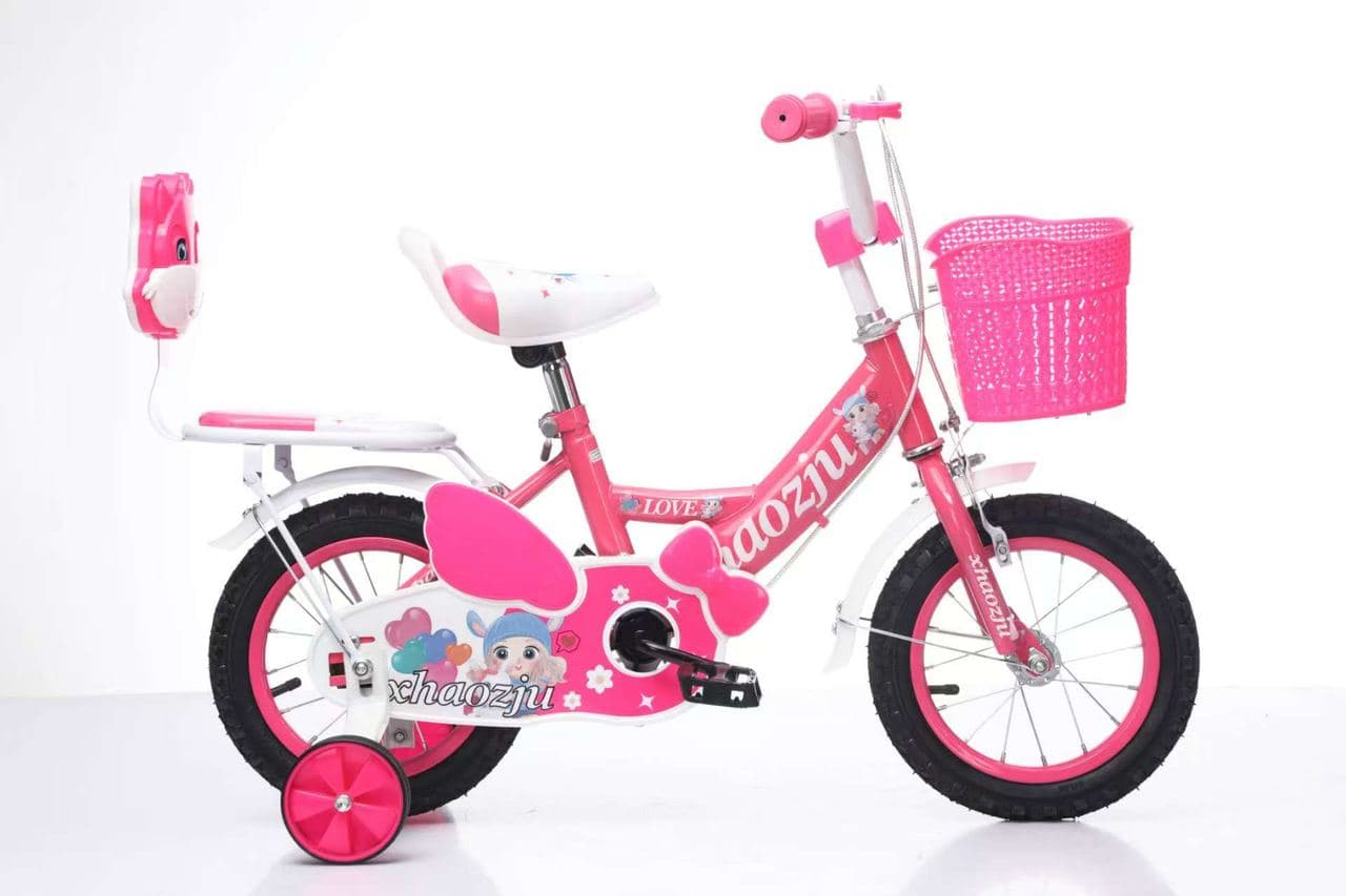 Xiaozju XJ Girls Bike with Backrest Seat, Pink