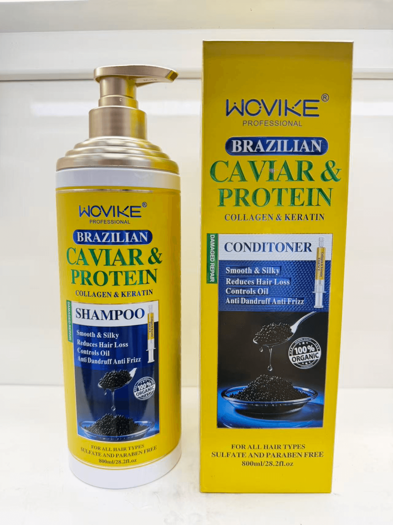 WOVIKE FR043-1 Caviar Protein Shampoo, 800ml