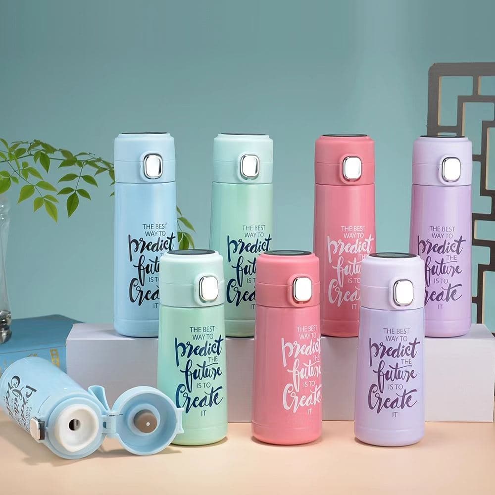 Diwangxin 5198 Predict The Future Flask with Push-Button Lid, 430ml