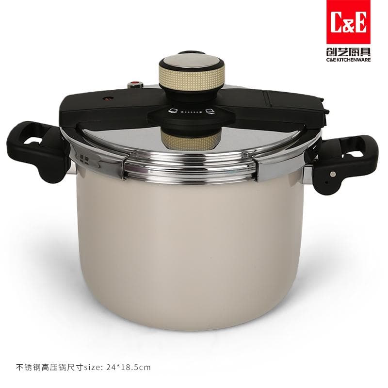 DSB24 Pressure Cooker, 8 Litre, 24cm, Folding Handles