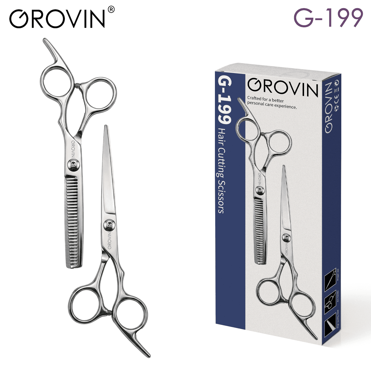 GROVIN G-199 Hair Cutting Scissors