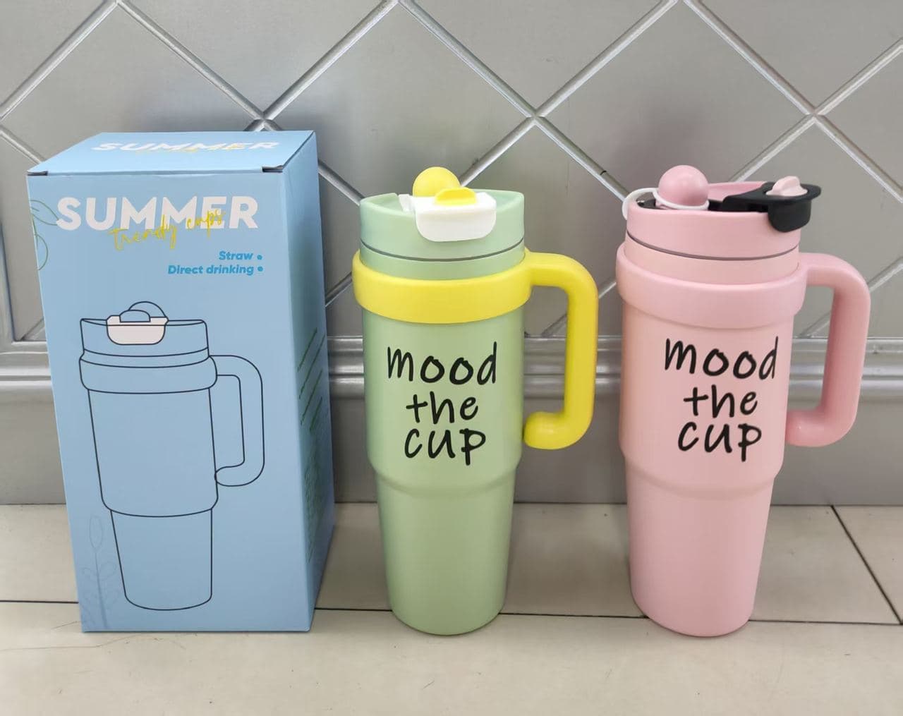 Diwangxin KH-30 Mood The Cup Handled Tumbler, 900ml